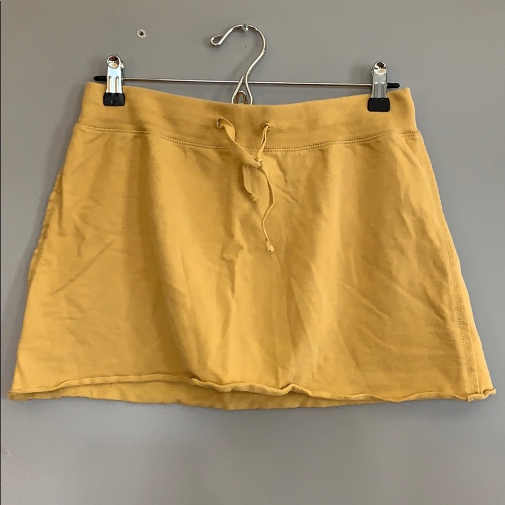 Mustard Yellow Activewear Skirt